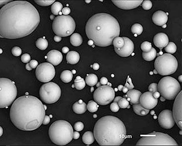 10μ powder sample