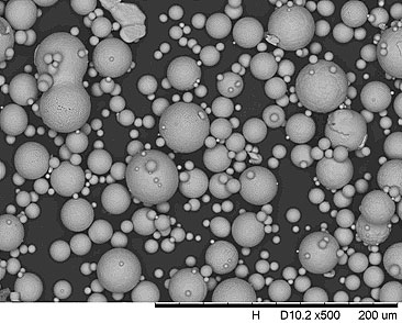 200μ powder sample