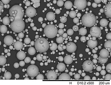 Arcast Arc 500 powder micrograph