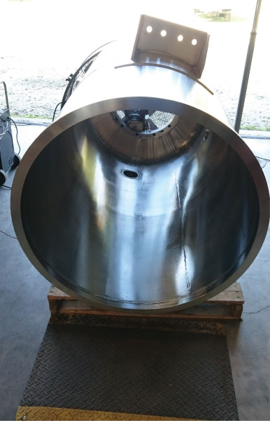 Arcast pressure vessel in production