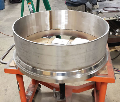 Arcast pressure vessel in production